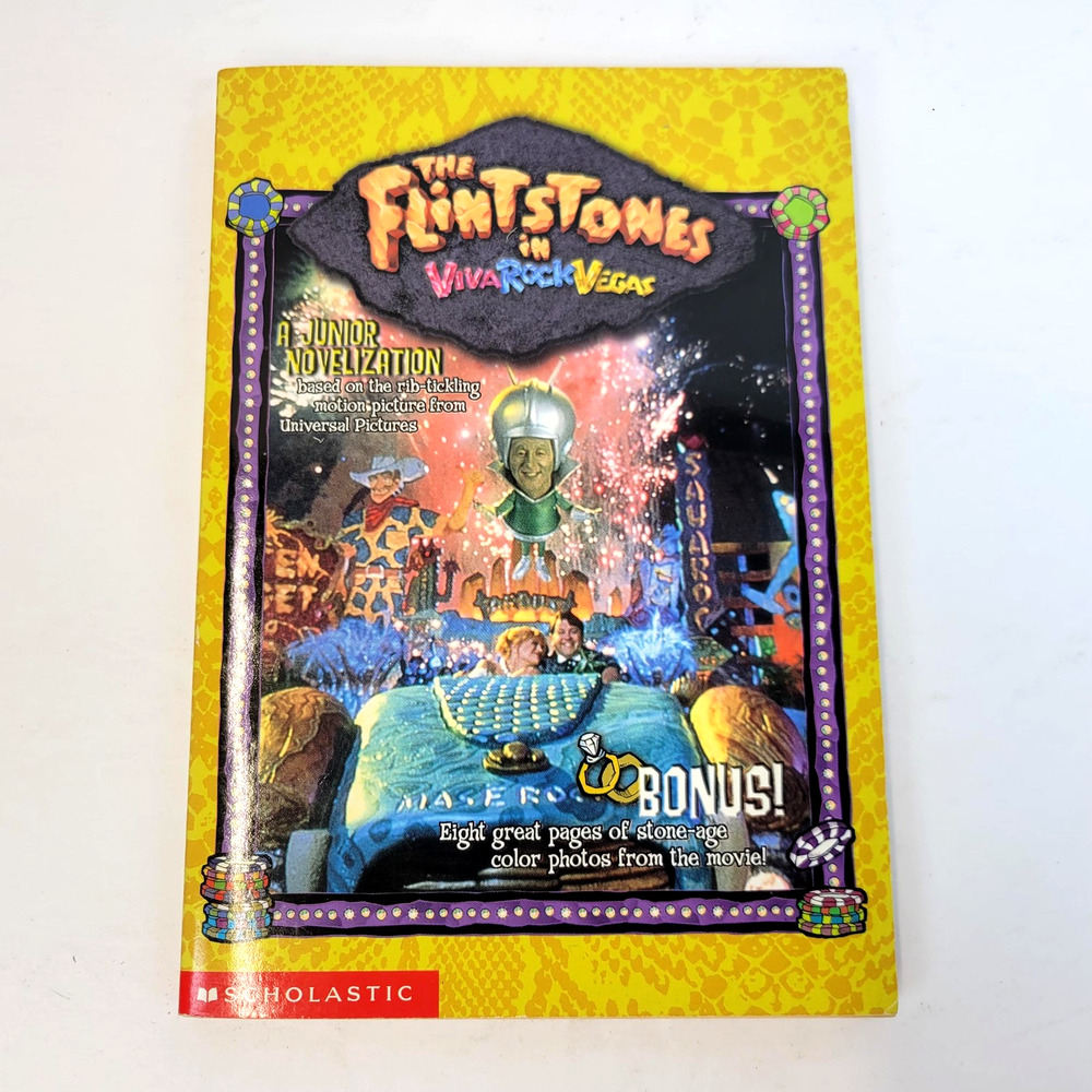 The Flintstones In Viva Rock Vegas Junior Novelization Miles Scholastic PB Kids